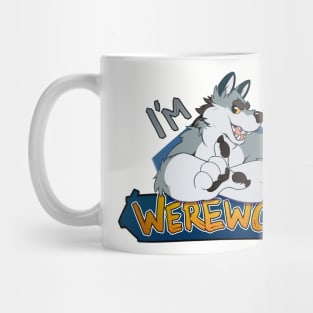 I'm a werewolf, grey Mug